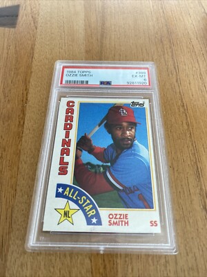 Ozzie Smith 1984 Topps Baseball CARD #389 AS - St. Louis Cardinals