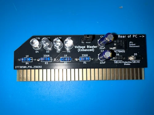 Voltage Blaster (Enhanced) -5V ISA AT ATX Power for Vintage Retro PCs (Tested)