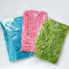 Wrapables Easter Grass Package Filler, Shredded Paper for Gift Wrapping Set of 3