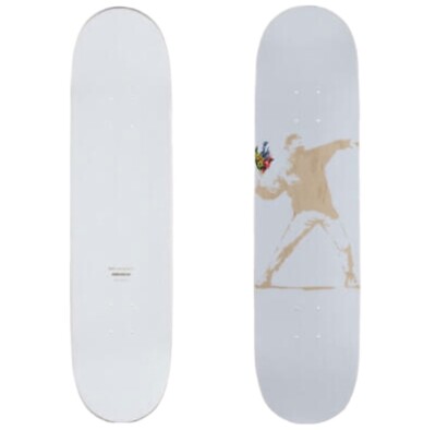 その他 バンクシー / SKATEBOARD DECK FLOWER BOMBER
