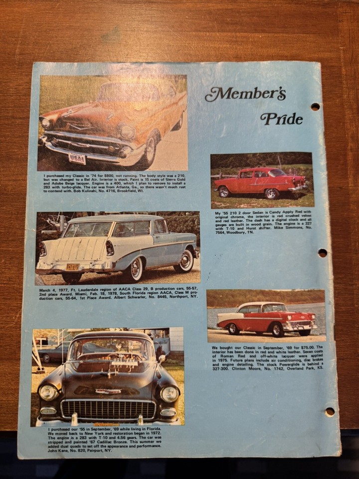 Classic Chevy World Magazine Mar 1979 eBay