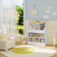 Woltu Kinder BüCherregal Kinderregal Regal Kinderzimmer Spielzeugregal Weiß