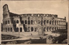 RPPC Colosseum Rome Italy vintage postcard Colosseo Coliseum 1925 k322