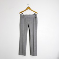 Express Columnist Slim Dress Pants Womens 8R Gray Mid Rise Stretch Trousers NWT