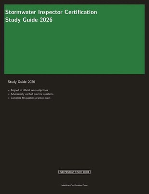 Meridian Certification Press | Stormwater Inspector Certification Study Guide...