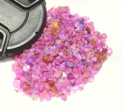 100 Pcs Lot AAA Natural Multi Flash Ethiopian Opal Rough Welo Fire Opal Stone