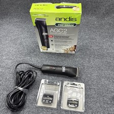 Andis AGS 2 2-Speed Detachable Blade Pro Grade Clipper Pet Hair  2 New Blades.