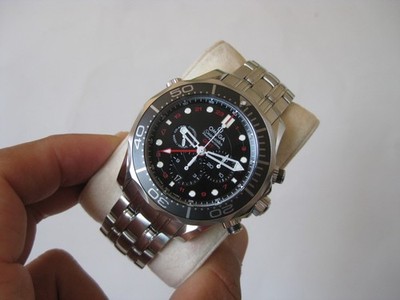 Omega 300M Seamaster  GMT Chronograph Coaxial Dive Watch 212.30.44.52.01.001