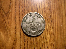 GREAT BRITAIN SHILLING 1938 SCOTTISH CREST SILVER COIN (738)