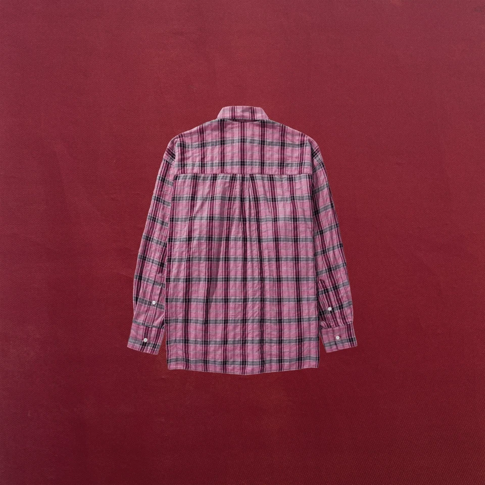 OUR LEGACY BORROWED LONG SLEEVE SHIRT PINK SIZE 48 (MEN’S L) GENTLY USED - Image 2 of 3