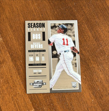 Rafael Devers 2018 Panini Contenders Season Ticket Rookie #7 Red Sox Giants RC