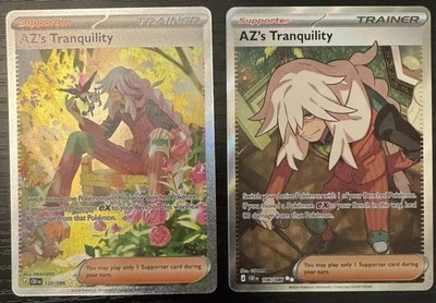 Pokémon Chaos Rising AZ's Tranquility SIR 120/086 & AZ s UR 106/086