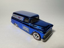 Loose Hot Wheels 55 Chevy Panel from CS Customs. Candy Striper. Real Riders