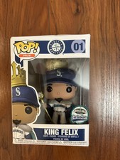 01 King Felix Funko Pop Safeco Field Exclusive Seattle Mariners New Box Dented