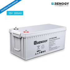Renogy 12V 200AH Deep Cycle AGM Battery Recha...