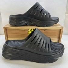 Skechers Foamies Max Cushion Slide Sandals Black Women  s Size 9