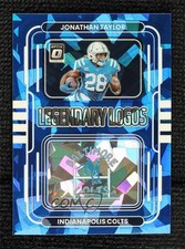 2022 Panini Donruss Optic Legendary Logos Ice Prizm 2/15 Jonathan Taylor 0d44
