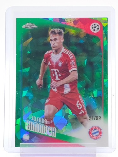 JOSHUA KIMMICH 2025 TOPPS CHROME SAPPHIRE UEFA CHAMPIONS LEAGUE GREEN /99 Q5332