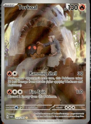Torkoal 172/167 NM SV06: Twilight Masquerade Illustration Rare Pokemon TCG - Image 1 of 2