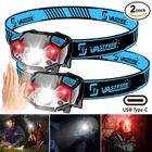 Motion Sensor LED Headlamp Ultra-Light Bright Light USB Rechargeable Head Torch