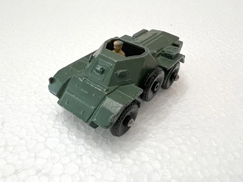 Vintage Matchbox Lesney Ferret Scout Car  No. 61 with Driver