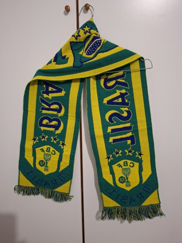 Brasil Scarf - Green & Yellow Football Fan Scarf - Terrace Style - Picture 2 of 3