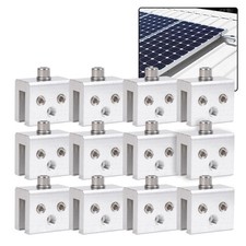12PCS Standing Seam Roof Clamps Metal Roof Standing Racking Solar Panel Bracket