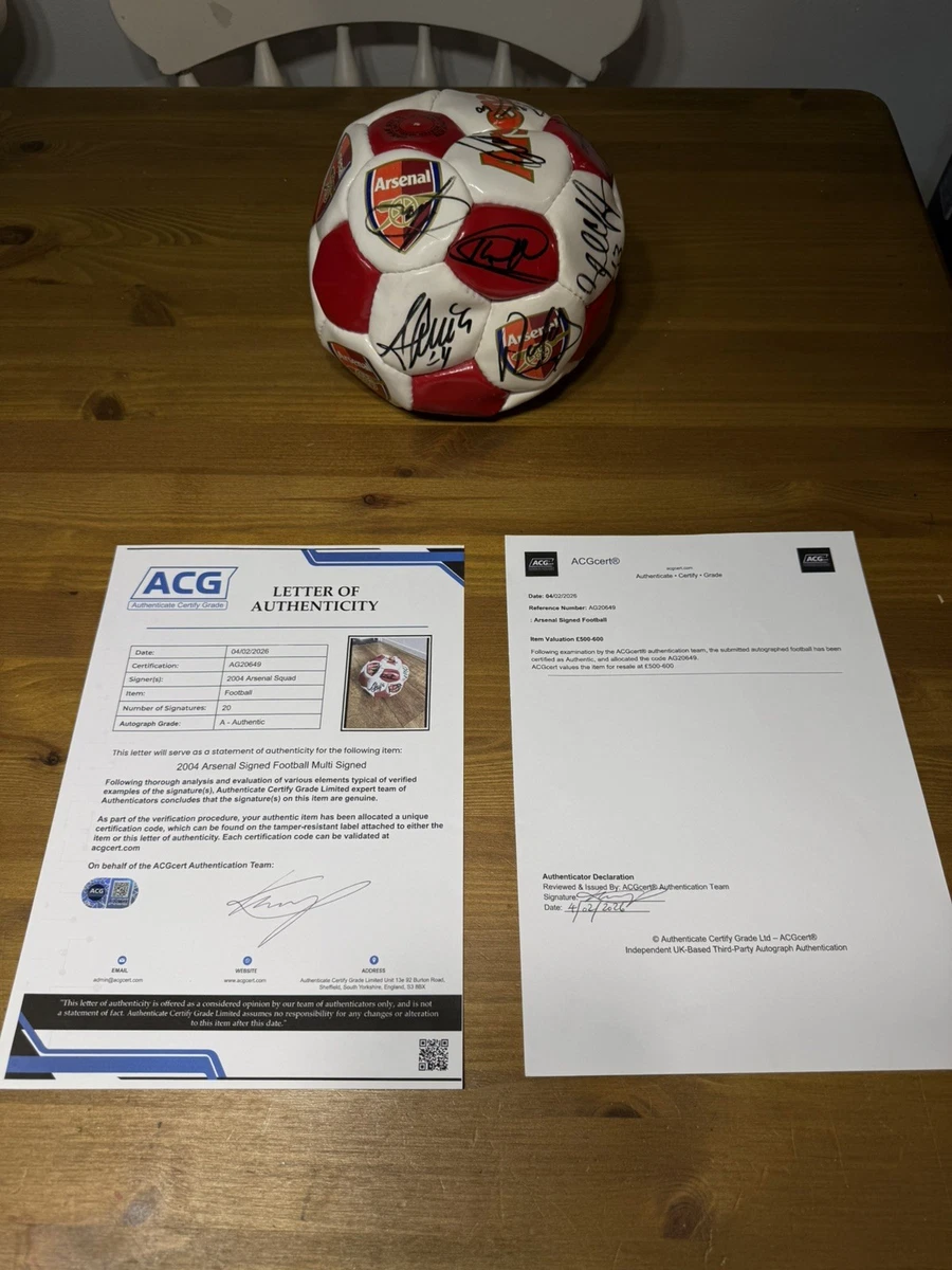 Football Signed Balls for sale | eBay UK
