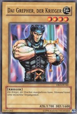 YuGiOh Dai Grepher, der Krieger DB2-DE140 Common NM unl.