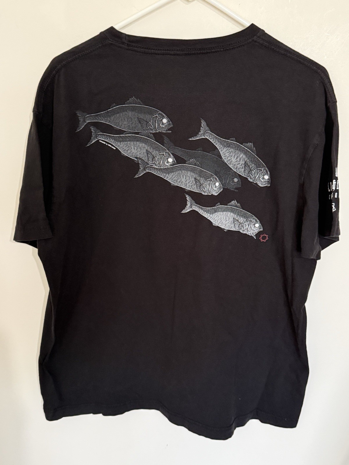 Tool Band Fish T Shirt Men's Med Large Concert Los Angeles Rock Concert Tee
