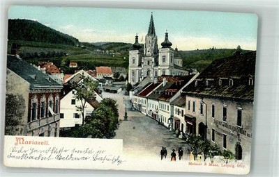 38247981 - Mariazell Gasthaus zur goldenen krone Kirche Bruck an der Mur, Bezirk