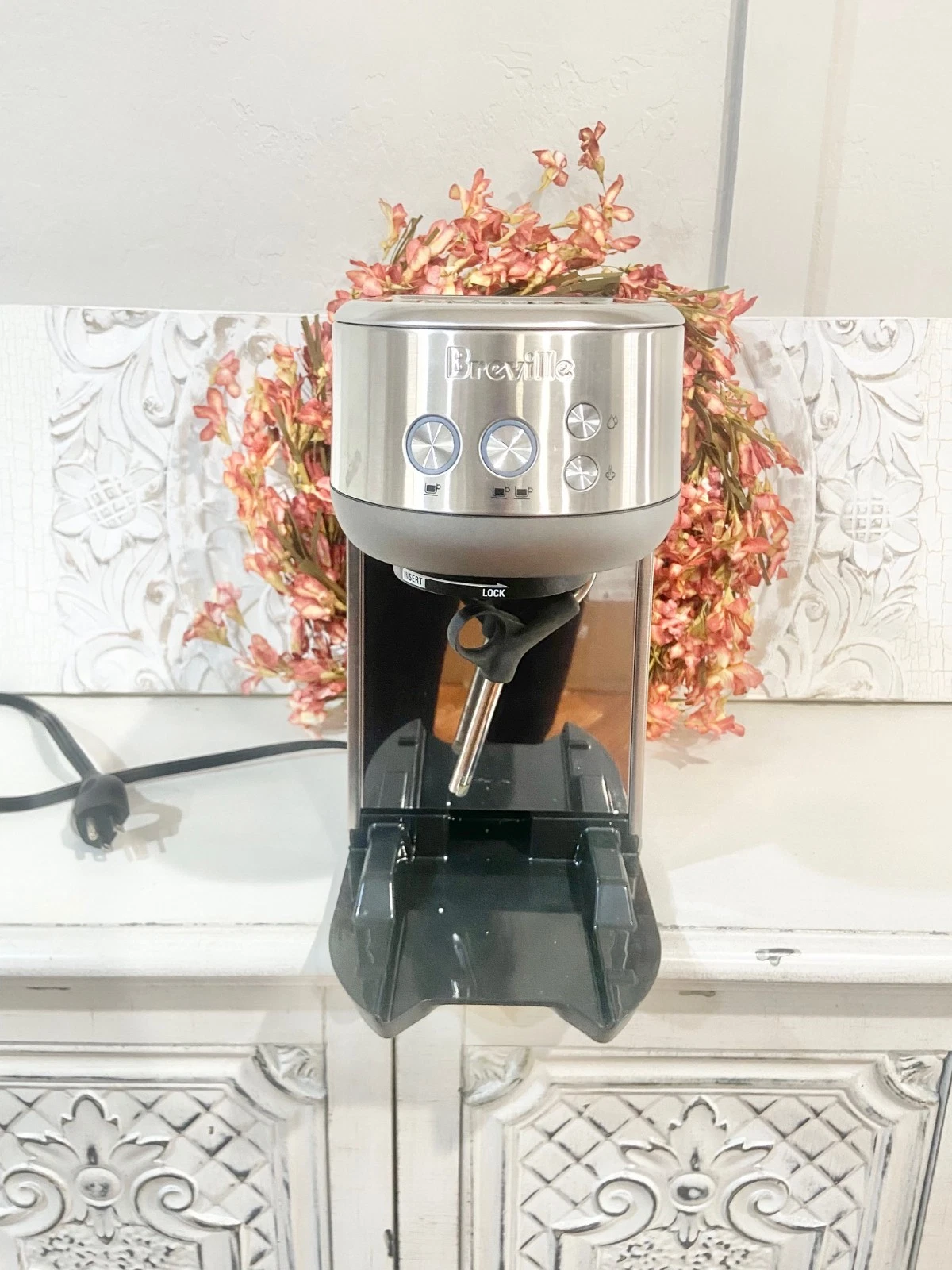 Bre ville Bambino Espresso Machine BES450BSS, Brushed Stainless Steel For Parts