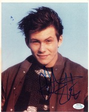 Christian Slater Signed Autographed 8x10 Young Photo ACOA