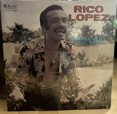 RARE LP RICO LOPEZ con Armando Beltre su conjunto Canto De Remos First Press NE3