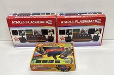 Lot of 3 Atari Flashback Classic Game Consoles w/ Accessories FOR PARTS