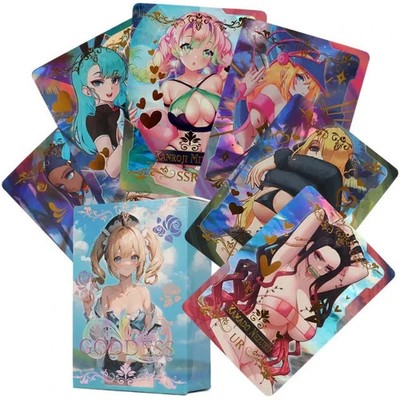 Goddess Story 55 Trading Card Cynthia HOLO Anime Waifu Booster Box TCG Sealed