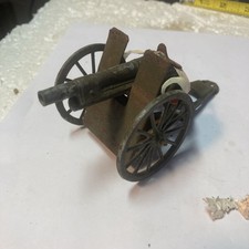 Vintage Metal Cap Toy Cannon Artllery Howitzer Made In Japan