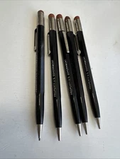 5 Vintage Scripto "Property of the US Govt" Black Mechanical Pencil