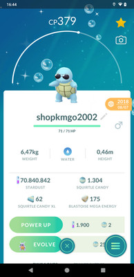 Pokémon Tra de---Shiny Squirtle With Sunglass 2018 - Guaranteed Lucky 100%