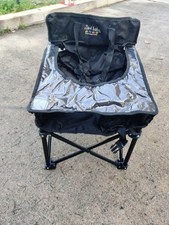 ciao baby Pug Portable Booster Seat/ Feeding Chair with Safety Harness Black