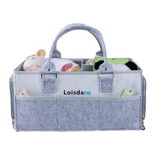 Baby Diaper Caddy Organizer for Changing Table, Baby Storage Basket for Diape...