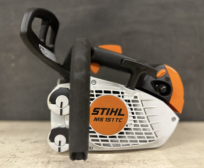 STIHL MS 151 TC Gas Top Handle Chainsaw Orange/White/Black Plastic/Metal
