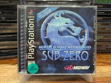 Mortal Kombat Mythologies Sub Zero PS1 Playstation PSOne 