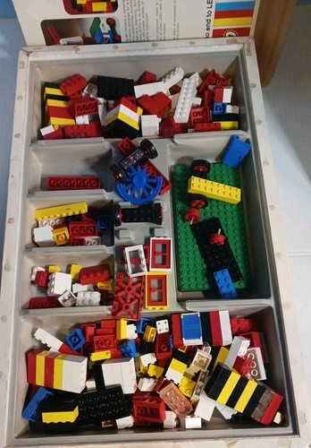 Lego Set 135 1974, incompleto. Hecho en Dinamarca.   Caja. Piezas.  - Imagen 4 de 19