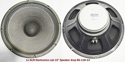 SLM Electronics Lab 15  Speaker Amp 86-118-14
