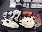 STAR WARS ORIGINAL TRILOGY LOT OF VINTAGE LOOSE KENNER VEHICLES