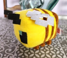 Minecraft Bee Plush 2022 Mattel Soft Toy 13cm Collectable Cuddly Pixelated