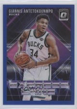 2018 Donruss Optic Express Lane Blue Prizm 69/85 Giannis Antetokounmpo #23 0c3