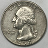 1954-D Washington Silver Quarter Dollar 25C Coin Denver Washington