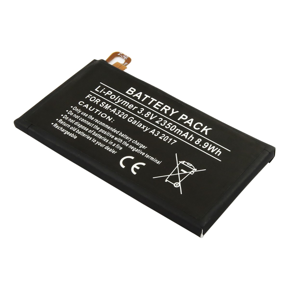 Batterie Galaxy A3 2017 de rechange pour téléphone portable Samsung SM-A320F
